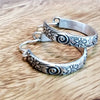 WILD FLOWER Hoop Earrings