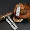 WILD FLOWER Straight Drop Earrings