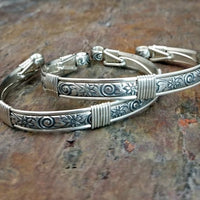Our ‘WILD FLOWER’ collection speaks of rambling cottage gardens. Sensual and romantic. This artisan BDSM submissive jewelry is handcrafted in a floral pattern of sterling silver. Truly a high-quality artisan collar made to last; it will be a cherished addition to any collection. A beautiful symbol of commitment/ wedding gift for those in a D/s relationship. My Secret Heart Studios
