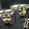 CHAOTIC HEARTS Handcuffs {Pair} Sterling Silver