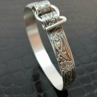 SOFT and SWEET, Sterling Silver, Submissive Handcuff Bracelet (Single Bracelet)