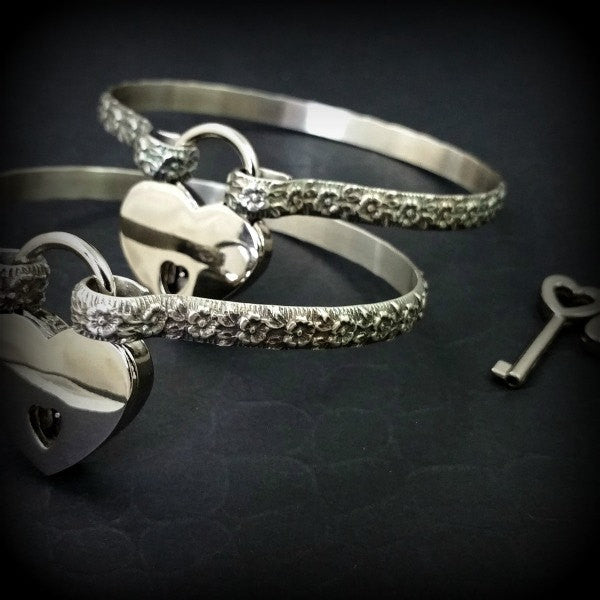 LOKELANI Handcuff Bracelets, Sterling Silver