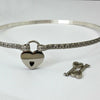 Flaunt your femininity with our sterling LOKELANI artisan submissive collar. Carefully crafted with an exquisite floral pattern and patina-finished for enhanced texture, this BDSM Locking Collar is a timeless piece of quality to be treasured and proudly displayed. Adopt this mythical rose and add to your private collection today!