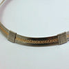 Precious metals embrace to create a seductive collection of artisan wire wrapped jewelry. Big, bold and dramatic, this unisex artisan collar is created with centuries old wire wrapping techniques, using only a few hand tools.